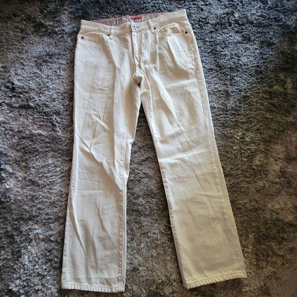 Men's Converse All Star Light Cream Straight Leg Denim Jeans Size 36x30 - Picture 1 of 11